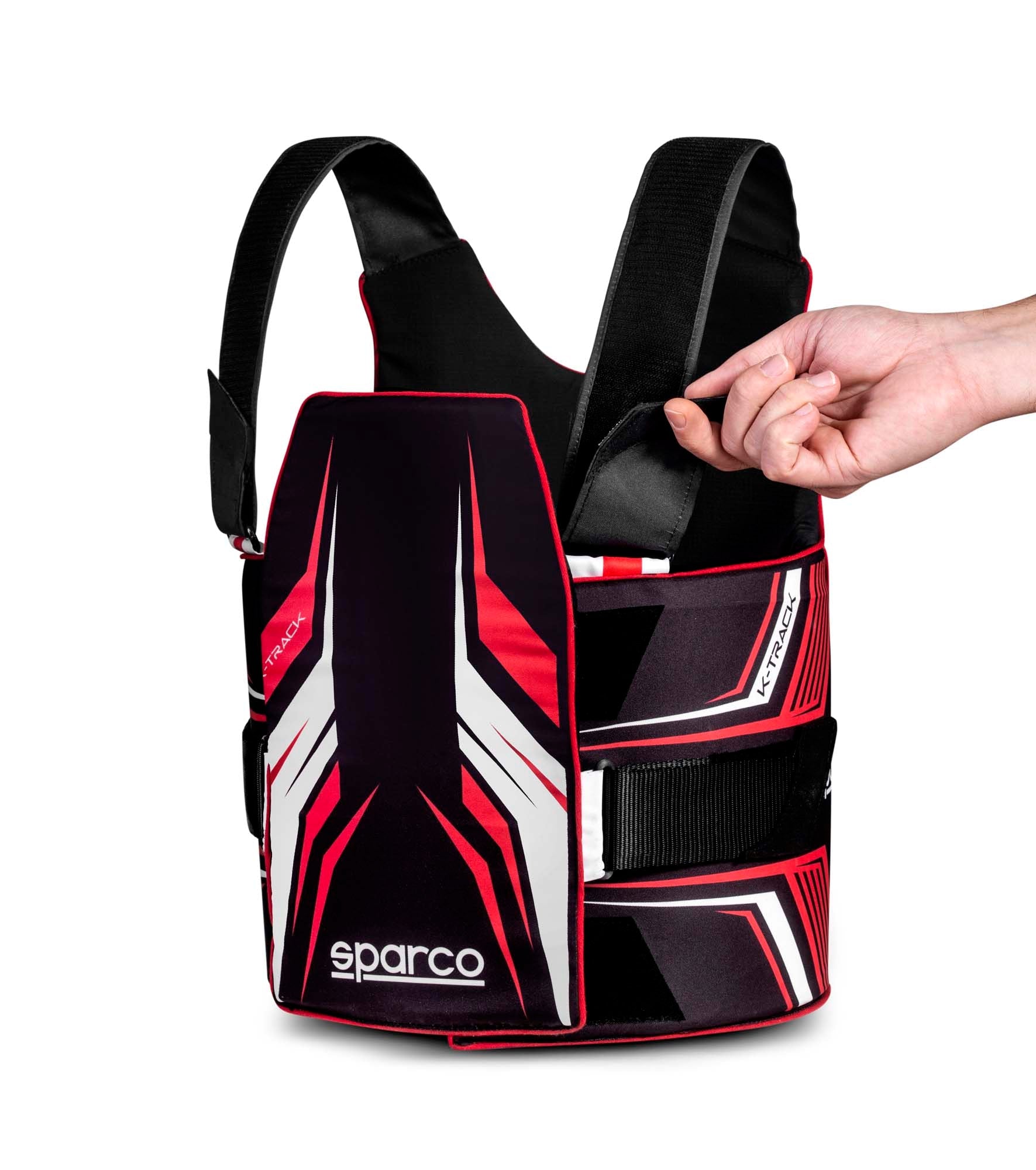 Sparco K-Track Rib Protector Vest Should Strap