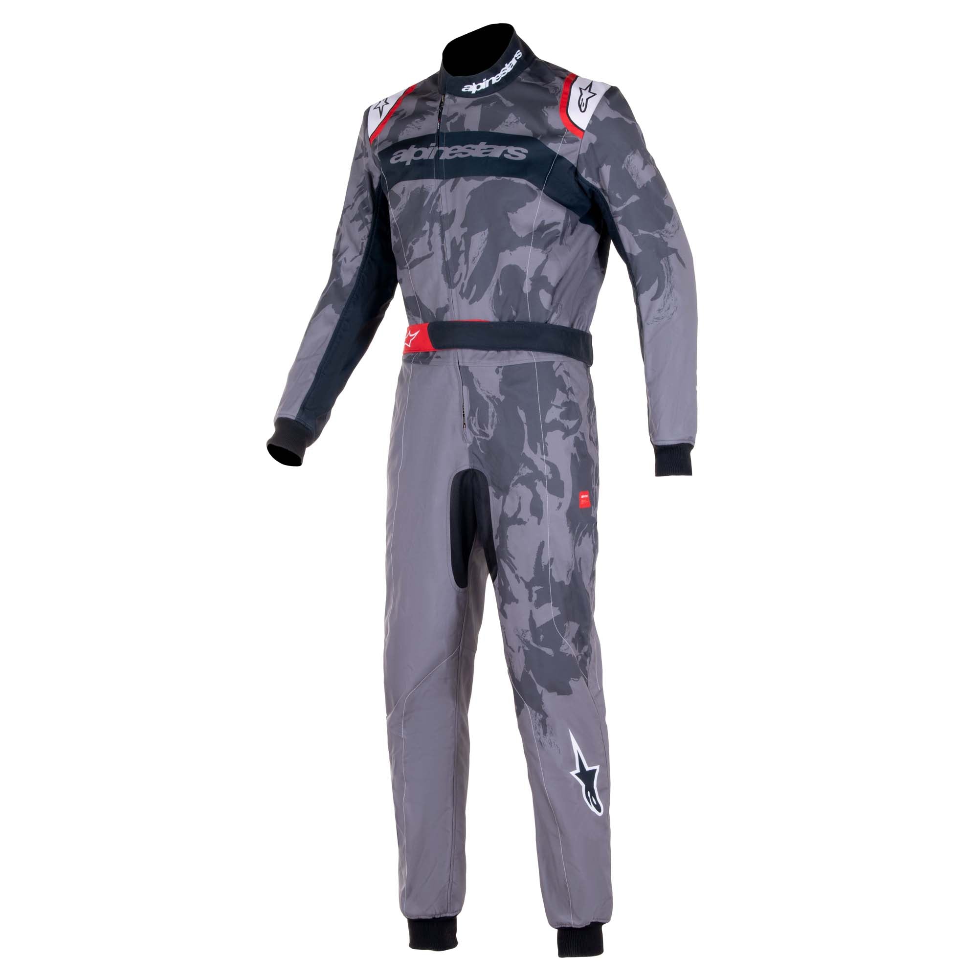 Alpinestars KMX-9 v2 Graph-5 Kart Racing Suit - Grey/Black