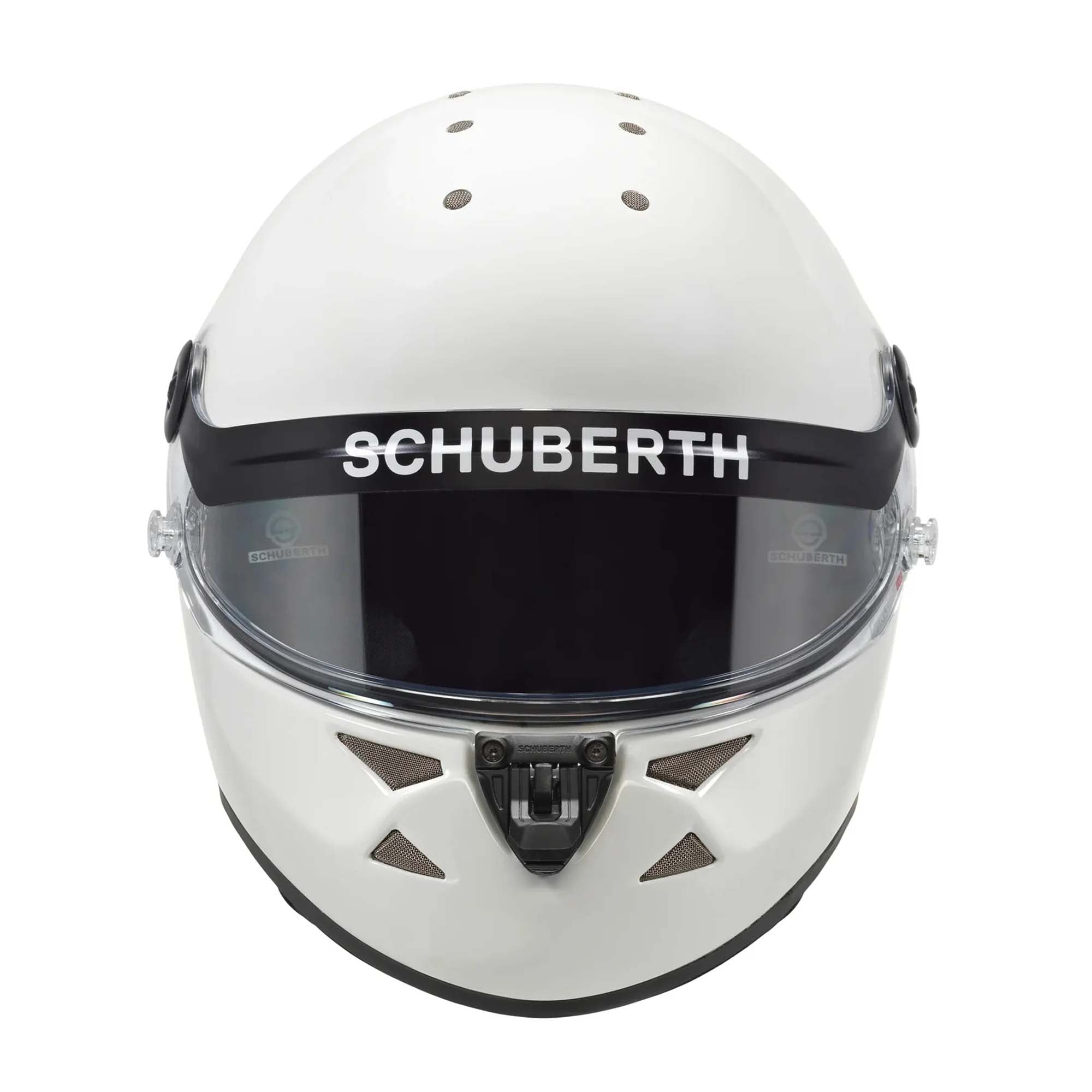 Schuberth SK1 Hybrid youth karting helmet, featuring a hybrid carbon-fiberglass shell, SDL dual-locking visor system, and Schuberth Performance design derived from F1.