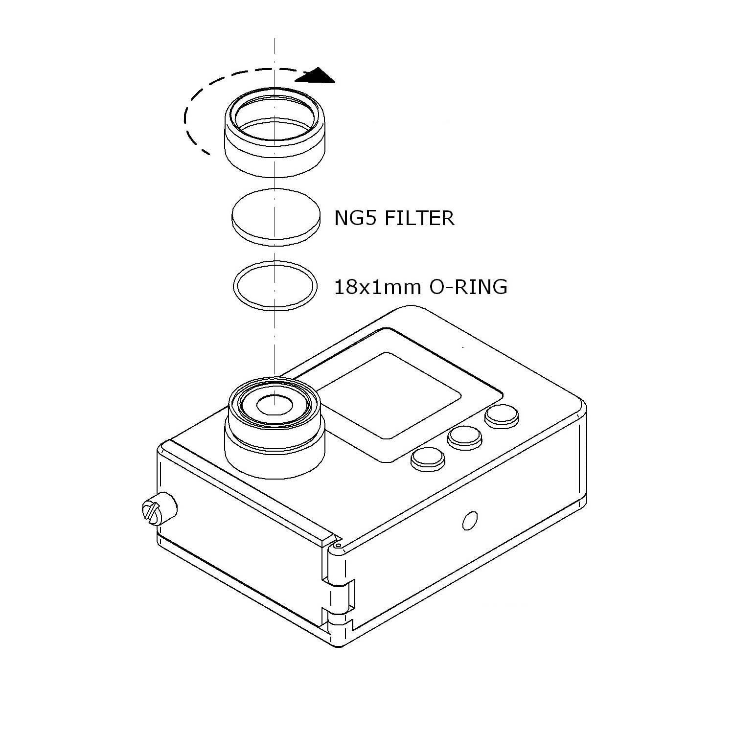 Glass Lens Kit Smartycam 3 Sport (Sport Camera Only)