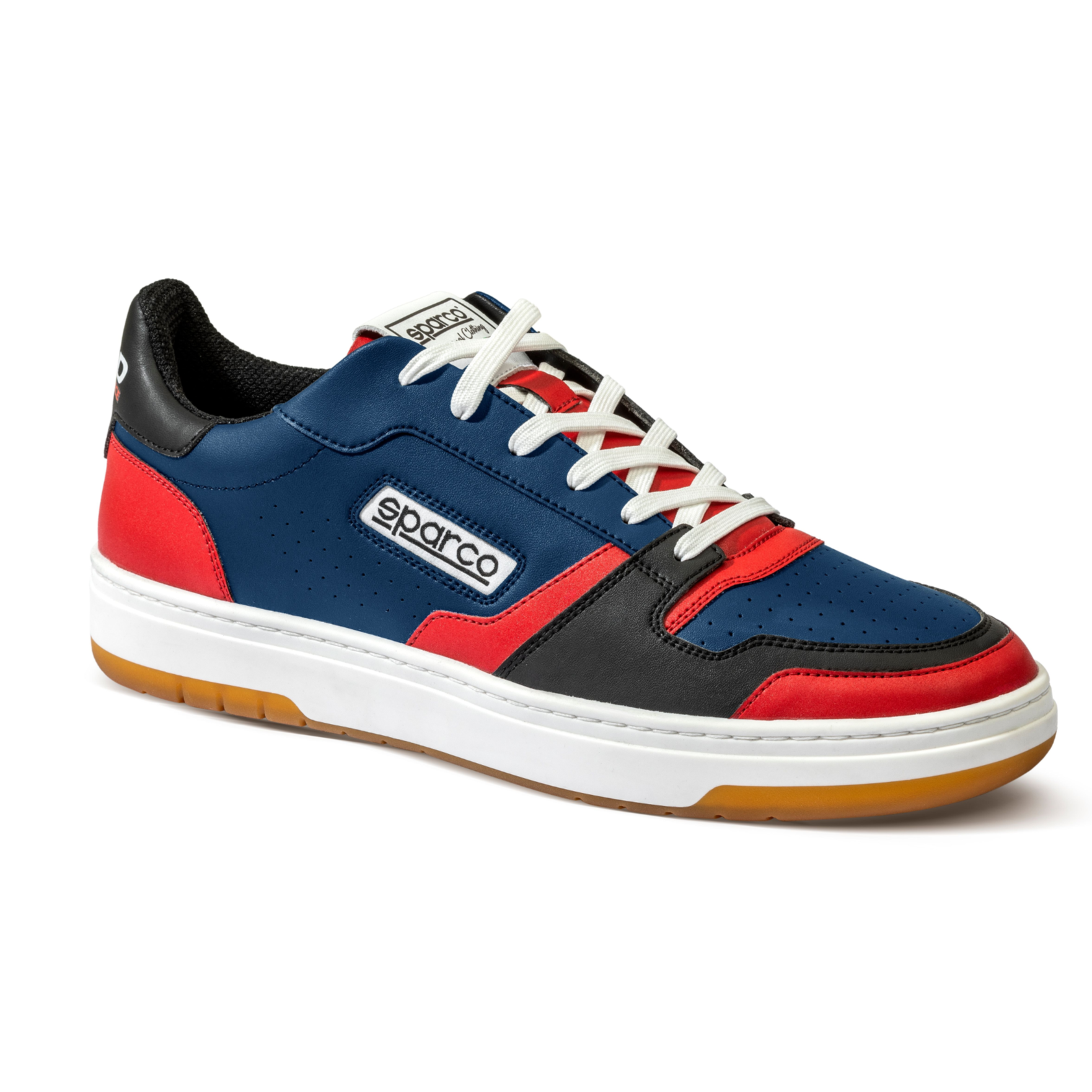 Sparco Ford Performance S-Urban lifestyle sneaker with premium nappa leather upper, padded ankle collar, and Ford Performance branding