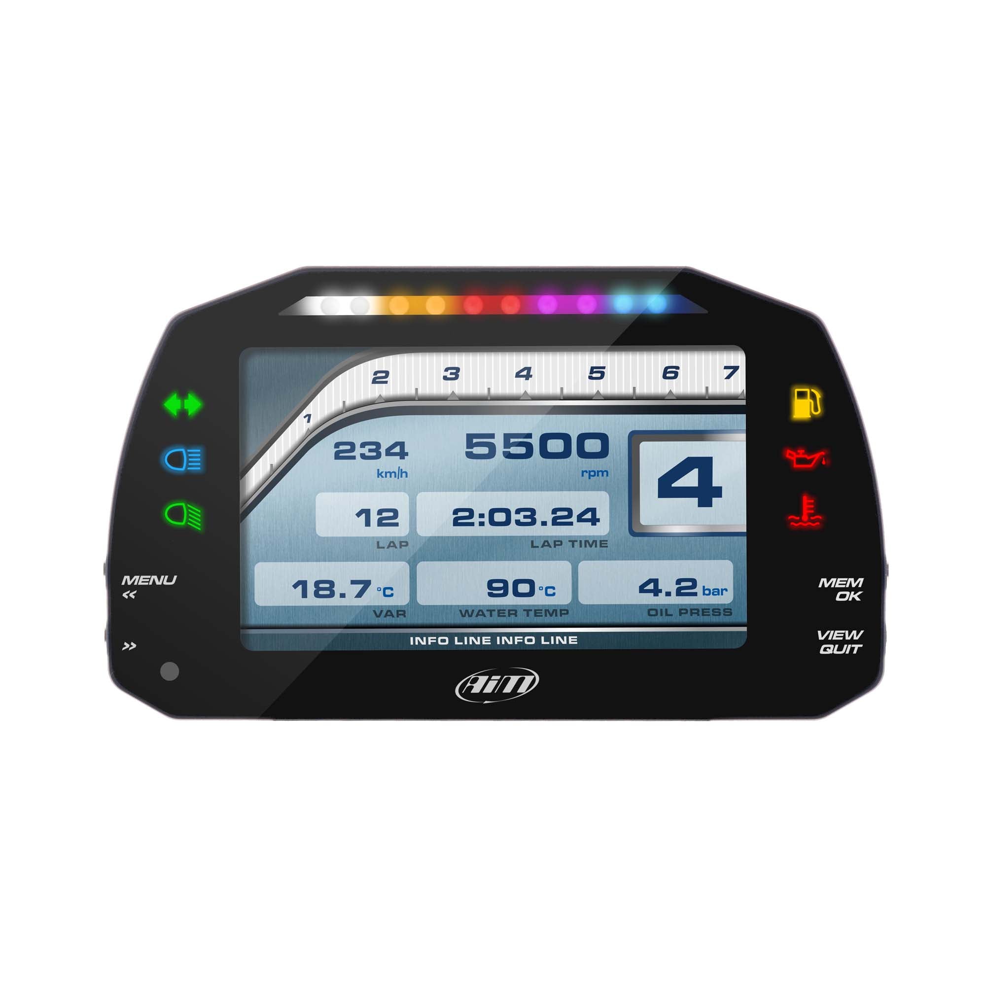 AIM MXS 1.2 Strada Icon Digital Dash